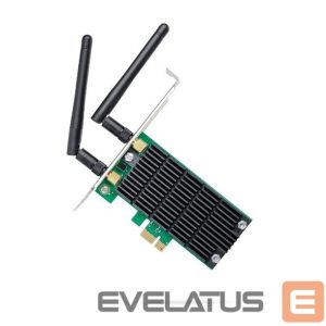 Converter TP-Link  Archer T4E, Dual Band PCI Express Adapter 2.4GHz/5GHz, 802.11ac, 300+867 Mbps, 2xDetachable antennas 