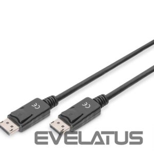 Cable Digitus  DisplayPort Connection Cable AK-340100-020-S Black, DisplayPort to DisplayPort, 2 m 