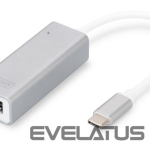 Cable Digitus  USB Type C 3.0 Gigabit Ethernet Adapter 10/100/1000 Mbps 	DN-3024 