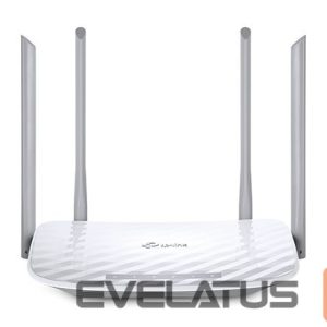 Routers TP-Link  Router Archer C50 802.11ac, 300+867 Mbit/s, 10/100 Mbit/s, Ethernet LAN (RJ-45) ports 4, Antenna type 2xExternal, 1xUSB 2.0 