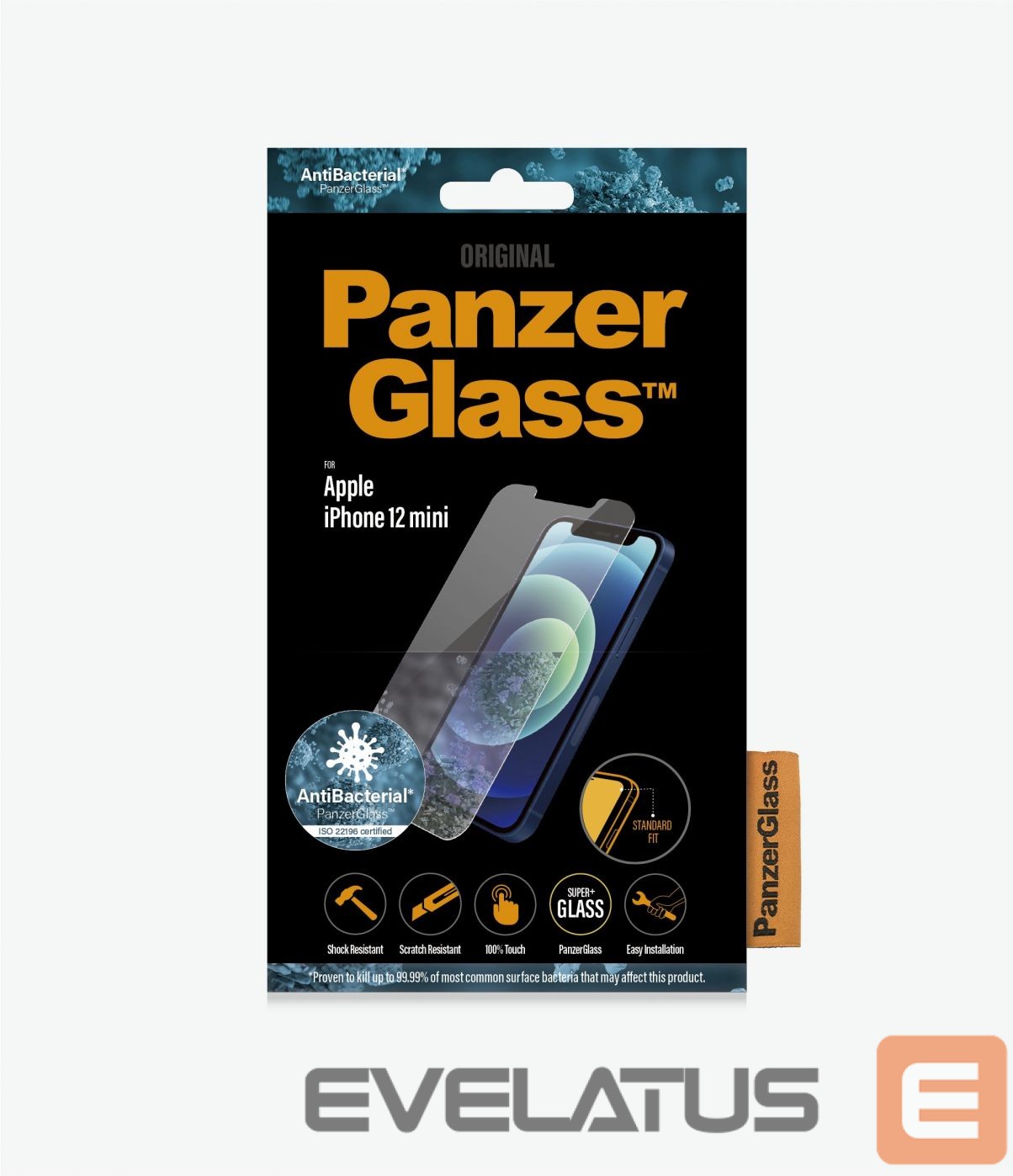 Back panel cover PanzerGlass - Apple, For iPhone 12 Mini, Glass, Transparent, Clear Screen Protector