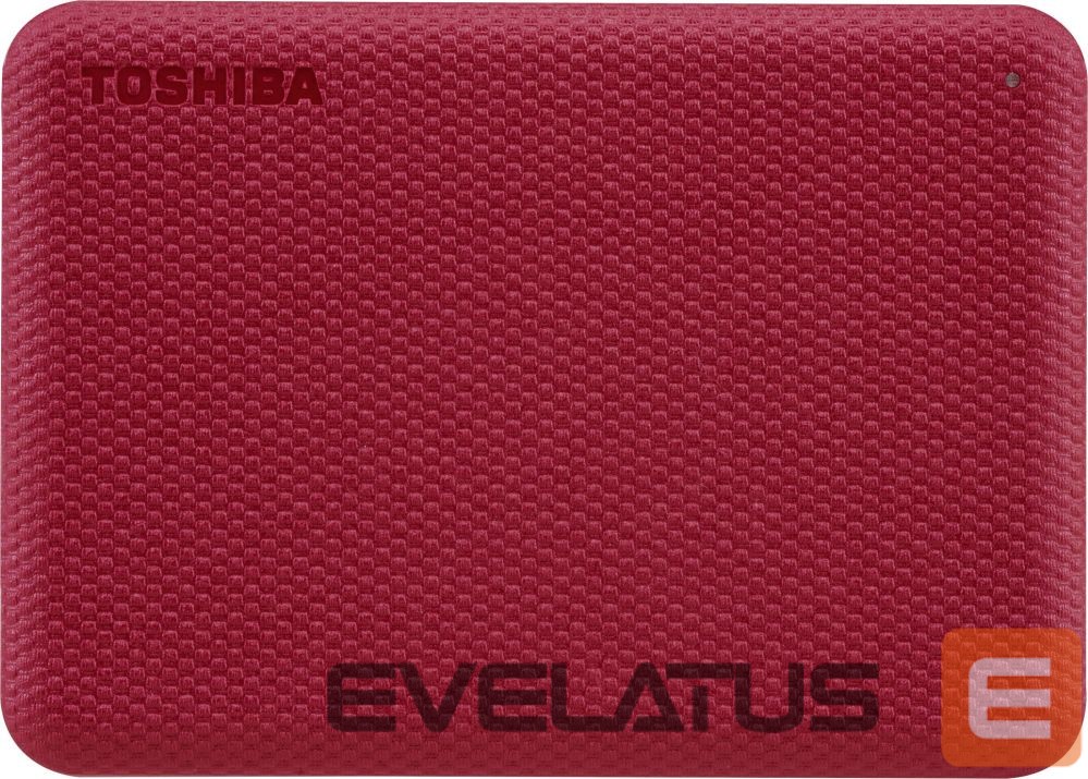 Flash drive Toshiba Canvio Advance HDTCA20ER3AA 2000 GB, 2.5 ", USB 3.2 Gen1, Red