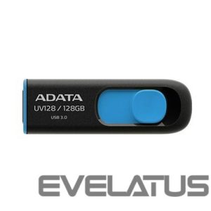 Flash drive ADATA  UV128 128 GB, USB 3.0, Black/Blue 