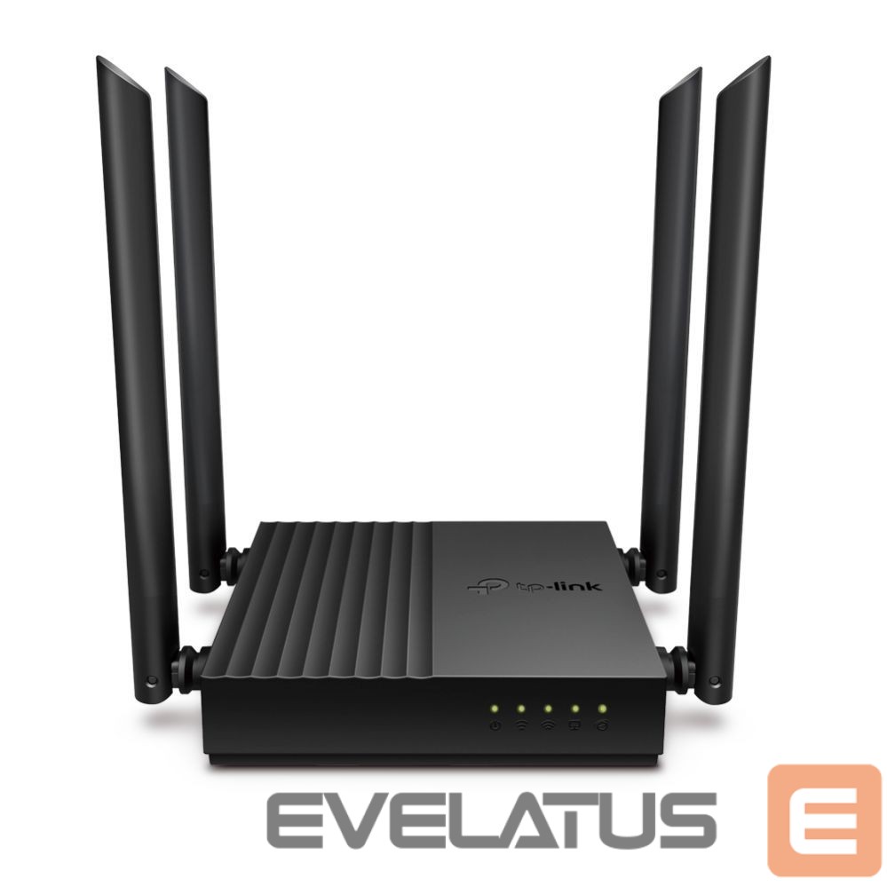 Routers TP-Link AC1200 Wireless MU-MIMO Wi-Fi Router Archer C64 802.11ac, 867+400 Mbit/s, Ethernet LAN (RJ-45) ports 4, MU-MiMO Yes, Antenna type 4 x Fixed