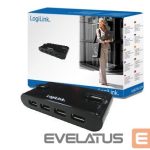 Routers Logilink  USB 2.0 Hub-4 port whit power adapter 