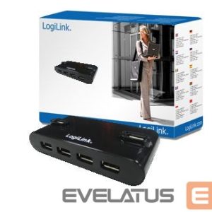 Routers Logilink  USB 2.0 Hub-4 port whit power adapter 