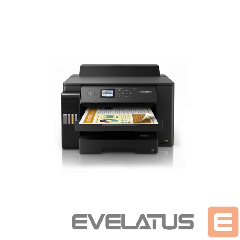Printer EPSON EcoTank L11160 Wi-Fi, Maximum ISO A-series paper size A3+, Black