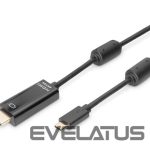 Cable Digitus  USB Type-C adapter cable, Type-C to HDMI A M/M, 2.0m, 4K/60Hz, 18GB, bl, gold 