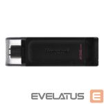 Flash drive Kingston  USB Flash Drive DataTraveler 70 256 GB, USB 3.2 Gen 1 Type-C, Black 