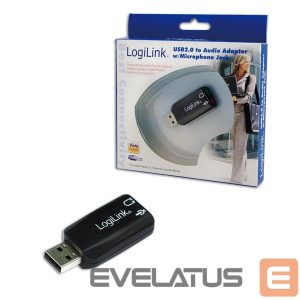 Cable Logilink  USB Audio adapter, 5.1 sound effect 