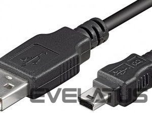 Cable Logilink  USB MINI-B 5-pin 180 Cert 1.8m Mini-USB B, USB A, 1.8 m, Black 