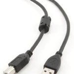 Cable Cablexpert  1.8m USB 2.0 A/B M 1.8 m m, Black 