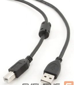 Cable Cablexpert  1.8m USB 2.0 A/B M 1.8 m m, Black 