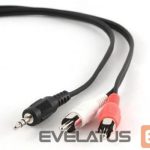 Cable Cablexpert  2.5m, 3.5mm/2xRCA, M/M 2.5 ", Black, Red, White 