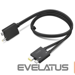 Cable Lenovo  ThinkPad Thunderbolt 4 WorkStation Dock Split Cable 4X91K16970 Black, 0.7 m