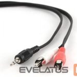 Cable Cablexpert  1.5m, 3.5mm/2xRCA, M/M 1.5 m, Black, Red, White 
