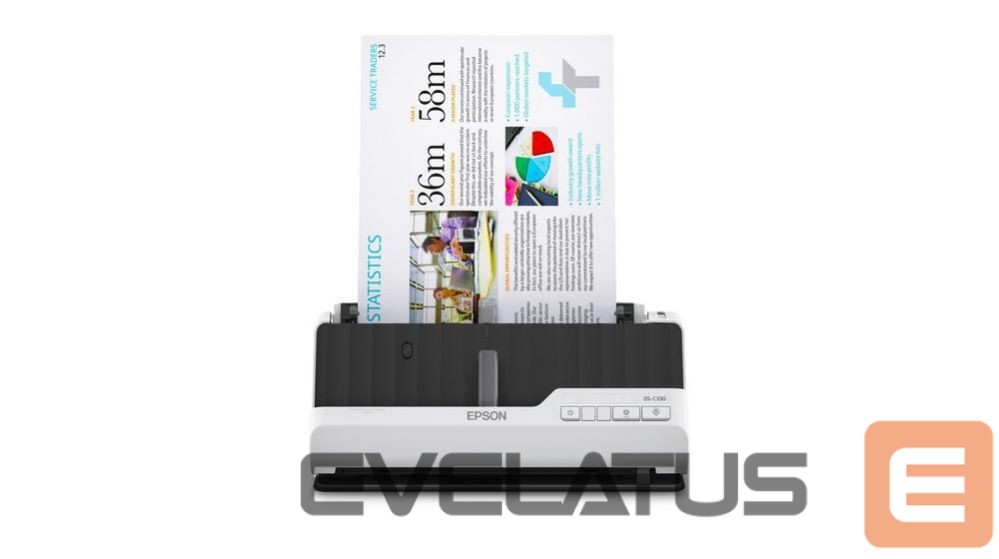 Printer EPSON Compact deskop scanner DS-C330 Sheetfed, Wired
