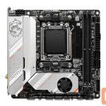 Motherboard for Intel processors MSI  MPG B650I EDGE WIFI Processor family AMD Processor socket AM5 DDR5 DIMM Memory slots 2 Supported hard disk drive interfaces 	SATA, M.2 Number of SATA connectors 4 Chipset AMD B650 Mini-ITX 