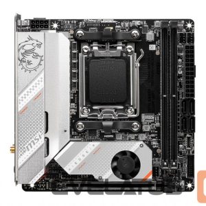 Motherboard for Intel processors MSI  MPG B650I EDGE WIFI Processor family AMD Processor socket AM5 DDR5 DIMM Memory slots 2 Supported hard disk drive interfaces 	SATA, M.2 Number of SATA connectors 4 Chipset AMD B650 Mini-ITX 