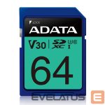Memory cards ADATA  Premier Pro UHS-I SDXC 64 GB Flash memory class 10