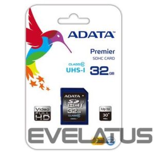 Memory cards ADATA  Premier 32 GB SDHC Flash memory class 10 No