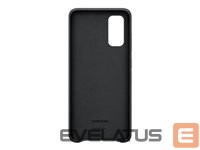 Back panel cover Samsung - Galaxy S20 Leather Cover Black