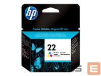 Printer accessories HP  HP 22 original ink cartridge tri-colour standard capacity 5ml 165 pages 1-pack 