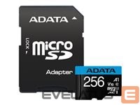 Memory cards ADATA  ADATA 256GB Micro SDXC V10 100MB/s + ad.