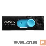 Flash drive ADATA  MEMORY DRIVE FLASH USB2 64GB/BLUE AUV220-64G-RBKBL 