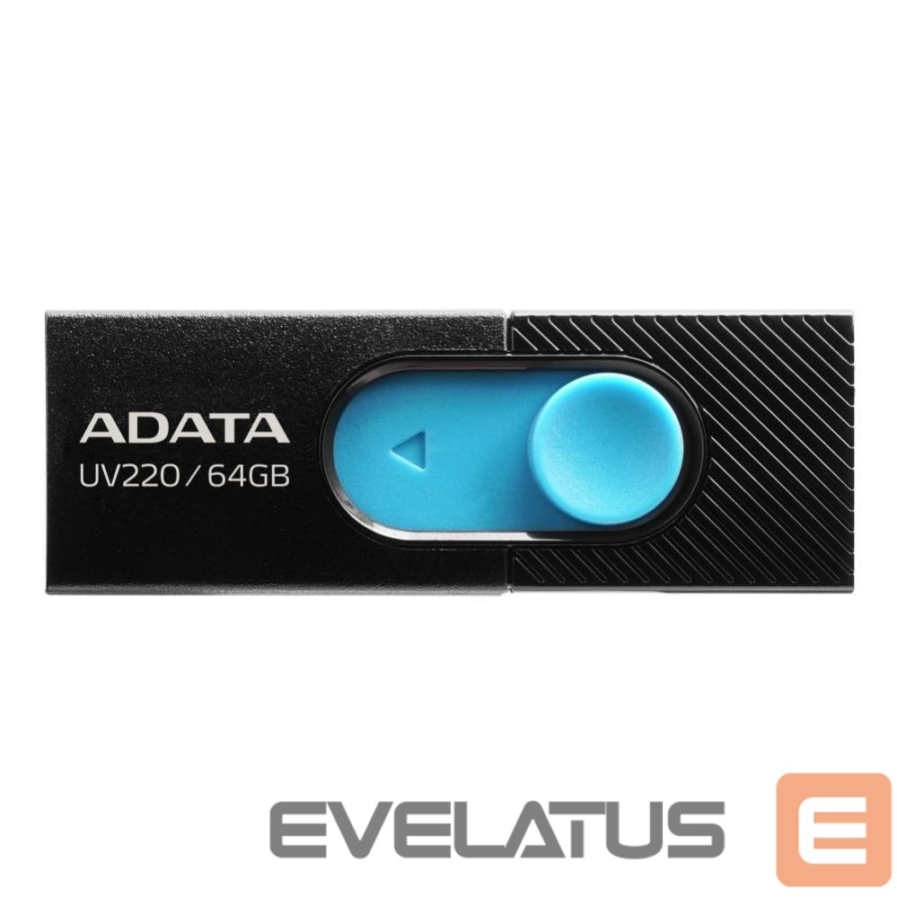 Flash drive ADATA MEMORY DRIVE FLASH USB2 64GB/BLUE AUV220-64G-RBKBL