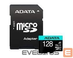 Other Computer Accessory ADATA  MEMORY MICRO SDXC 128GB W/AD./AUSDX128GUI3V30SA2-RA1 