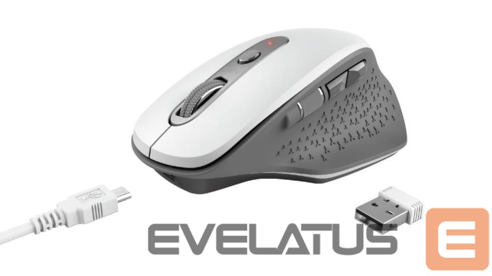 Computer mouse Trust MOUSE USB OPTICAL WRL/OZAA WHITE 24035