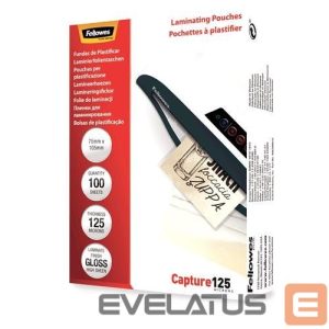 Office supplies Fellowes  LAMINATOR POUCH GLOSSY/A6 125 100PCS 5307201