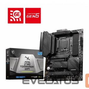 Motherboard for Intel processors MSI  Mainboard||Intel Z790|LGA1700|ATX|Memory DDR5|Memory slots 4|1xPCI-Express 3.0 1x|2xPCI-Express 5.0 16x|4xM.2|1xHDMI|1xDisplayPort|8xUSB 3.2|2xUSB-C|1xOptical S/PDIF|1xRJ45|5xAudio port|MAGZ790TOMAHAWKWIFI 