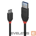 Cable LINDY  CABLE USB3.2 A-C 1.5M/BLACK 36917 