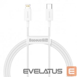 Cable Baseus  CABLE LIGHTNING TO USB-C 1M/WHITE CATLYS-A02 