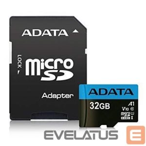 Other Computer Accessory ADATA  MEMORY MICRO SDHC 32GB W/ADAP./AUSDH32GUICL10A1-RA1 