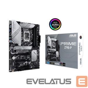 Motherboard for Intel processors Asus  Mainboard||Intel Z790|LGA1700|ATX|Memory DDR5|Memory slots 4|1xPCI-Express 3.0 1x|3xPCI-Express 4.0 16x|1xPCI-Express 5.0 16x|3xM.2|1xHDMI|1xDisplayPort|4xUSB 2.0|3xUSB 3.2|1xUSB-C|1xPS/2|1xRJ45|3xAudio port|PRIMEZ790-P 
