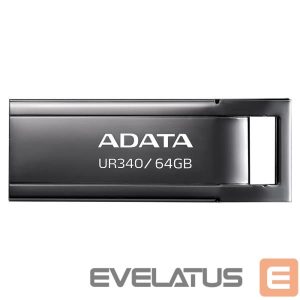 Flash drive ADATA  MEMORY DRIVE FLASH USB3.2 64GB/BLACK AROY-UR340-64GBK 