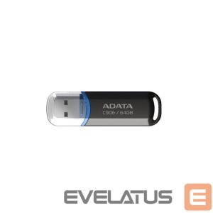 Flash drive ADATA  MEMORY DRIVE FLASH USB2 64GB/BLACK AC906-64G-RBK A-DATA 