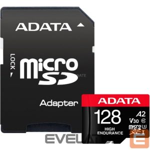 Other Computer Accessory ADATA  MEMORY MICRO SDXC 128GB W/AD./AUSDX128GUI3V30SHA2-RA1 