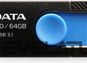 Flash drive ADATA  MEMORY DRIVE FLASH USB3.1 64GB/BLACK AUV320-64G-RBKBL 