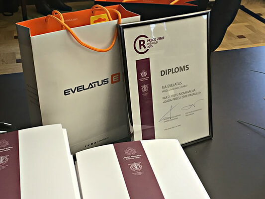 Evelatus – Trademark of the Year 2015 – for the world!