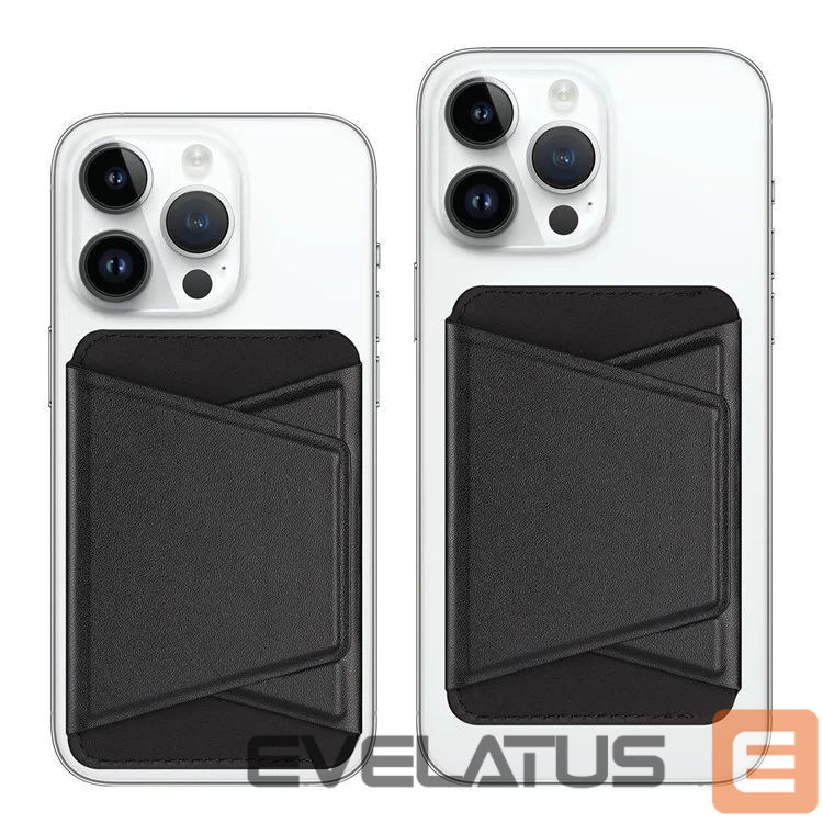 Case universal pocket Dux Ducis - Magnetic PU Leather Wallet Stand Black