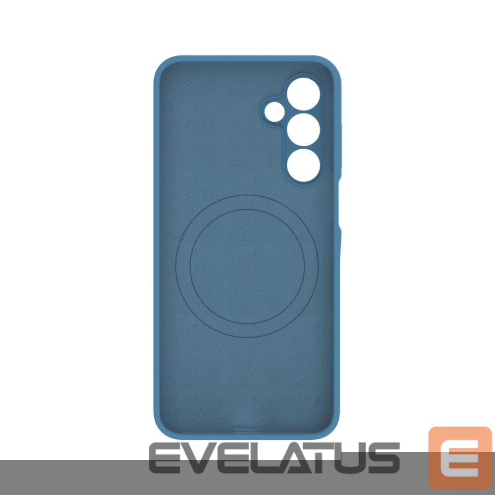 Back panel cover Evelatus Samsung Galaxy A16 5G Premium Magnetic Soft Touch Silicone Case Navy Blue