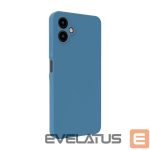 Back panel cover Evelatus Samsung Galaxy A06 5G Premium Magnetic Soft Touch Silicone Case Navy Blue