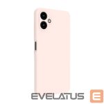 Back panel cover Evelatus Samsung Galaxy A06 5G Premium Magnetic Soft Touch Silicone Case Pink Sand