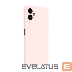 Back panel cover Evelatus Samsung Galaxy A06 5G Premium Magnetic Soft Touch Silicone Case Pink Sand