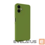 Back panel cover Evelatus Samsung Galaxy A06 5G Premium Magnetic Soft Touch Silicone Case Army Green