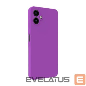 Back panel cover Evelatus Samsung Galaxy A06 5G Premium Magnetic Soft Touch Silicone Case Grape 